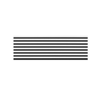 Wooden wall panel 2700 x 400mm (Black - White)